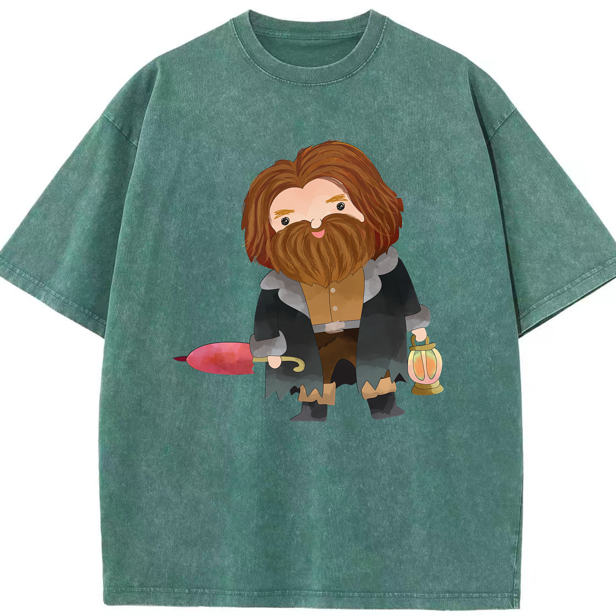 （画像用） Harry Potter ハリー・ポッターシリーズ 綿100% ヴィンテージ風 半袖Tシャツ（フロントプリント）